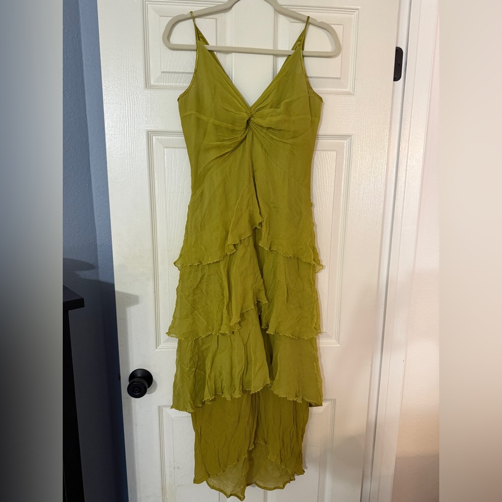 Laundry By Shelli Segal Silk Beaded Dress